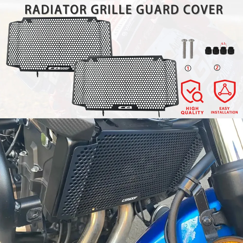 

CB500F Motorcycle Radiator Grille Guard Cover For Honda CB 500F CB 500 F CB500 F 2016 2017 2018 2019 2020 2021 2022 2023 2024