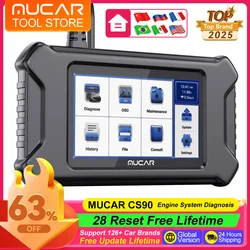 MUCAR CS90 CS4 CS5 CS6 Car Diagnostic Tool Lifetime Free Update Auto Diagnostics Scanner Auto Vin Reading Car Error Code Reader