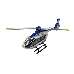 1/87 Airbus H145 Helicopter Office Cafe Diecast Plane Model Miniature Aircraft for Friends Children Teens Adults Birthday Gifts