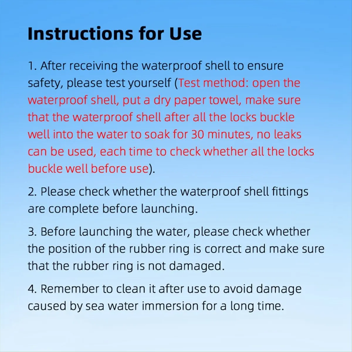 goodidea 60M Waterproof Case for GoPro Hero 12 11 10 9 Underwater Diving Housing Cover Action Camera Accessories,B