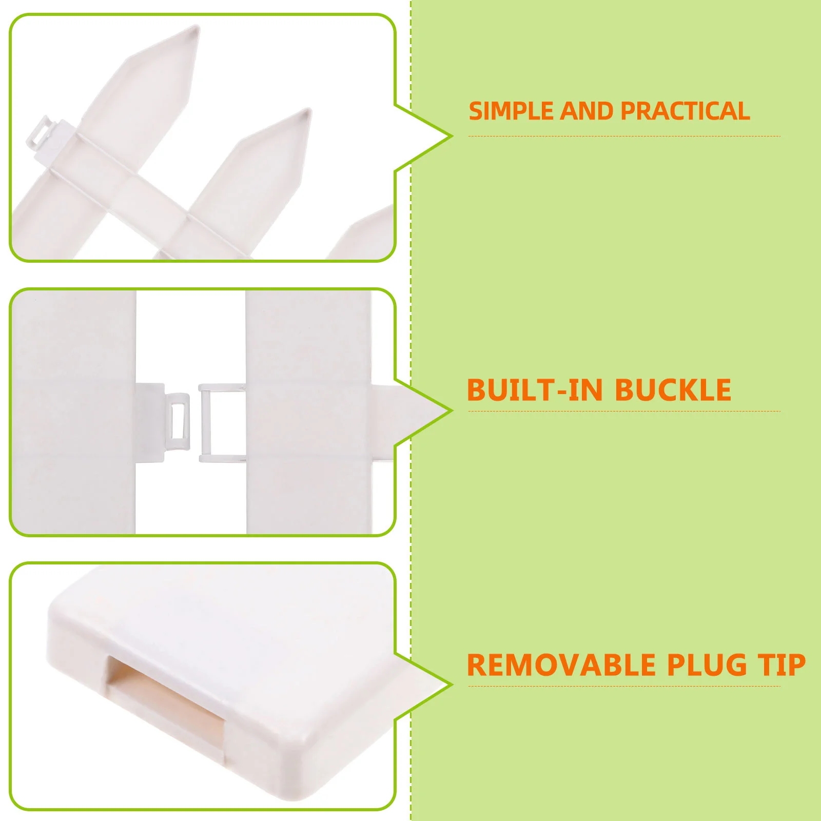 2 مجموعة من البلاستيك حديقة متفوقا سياج خفيف الوزن المناظر الطبيعية الحدود لزراويل الممرات مسارات الحديقة سياج الحديقة في الهواء الطلق #2