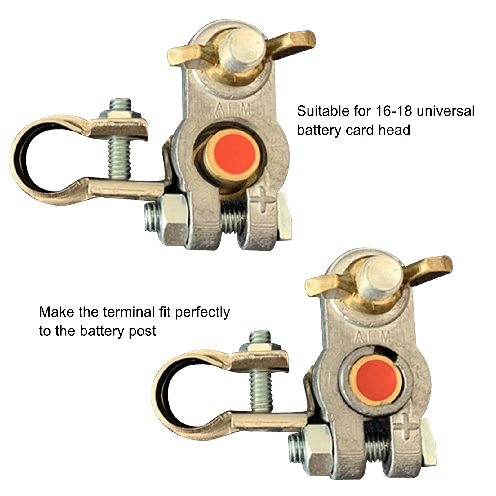 2pcs New Automobile Battery Pile Head Repair Professional Lead Sleeve Pole Reducer Joint Terminal Adapter Terminal Auto Parts
