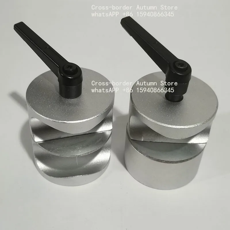 Universal joint fixing clip, double-hole rotating bracket connector, optical axis cross spraying rotating bracket