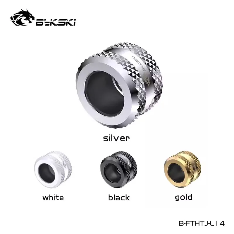 

Твердая трубка Bykski, 10x14 мм, ручная компрессионная арматура, соединитель od14 мм, черный, белый, золотой, серебристый, G1/4 ", звеньевой