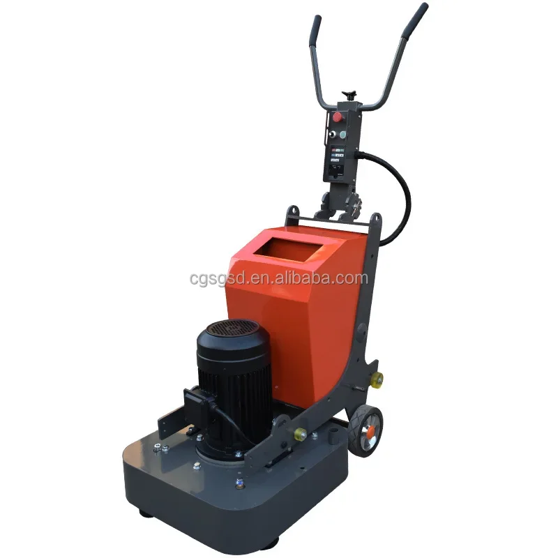 Concrete Cement Pavement Polishing Machine Hand Push Grinder  Diamond Dustproof Floor Grinding Machine