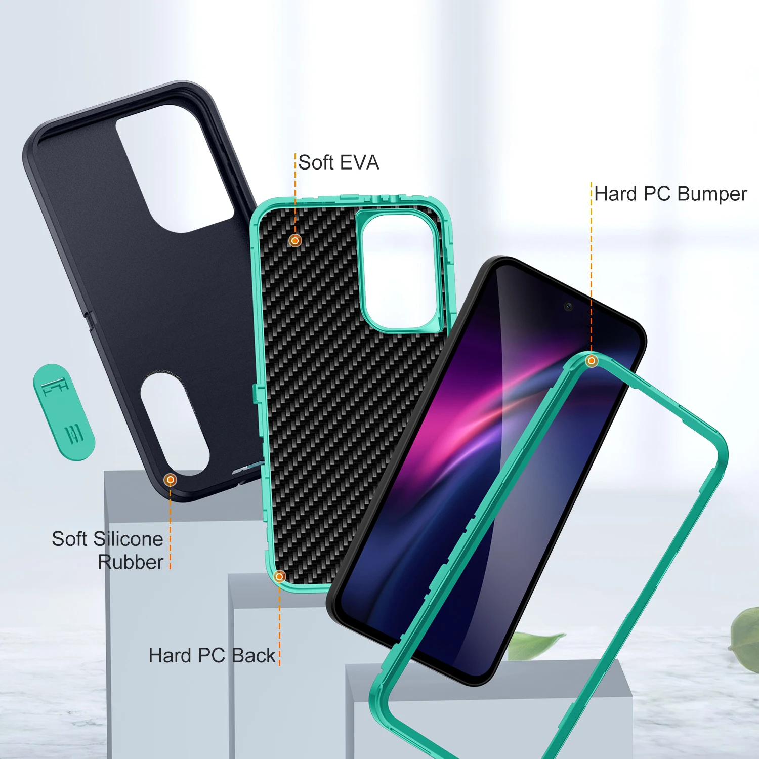 3 in 1 Zware Armor Verdedigen - Kickstand Adjustable recensie en prijs