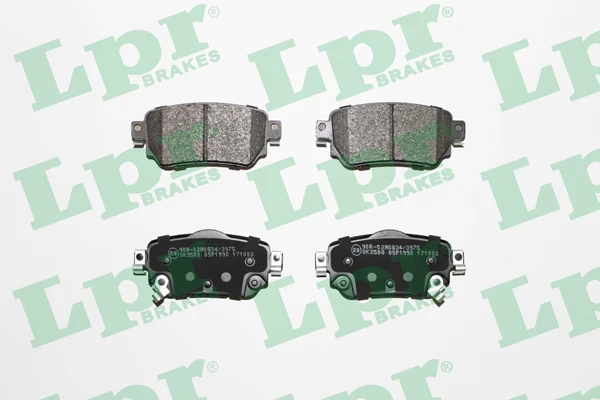 05 P1992 brake pad rear QASHQAI 13 KADJAR 15