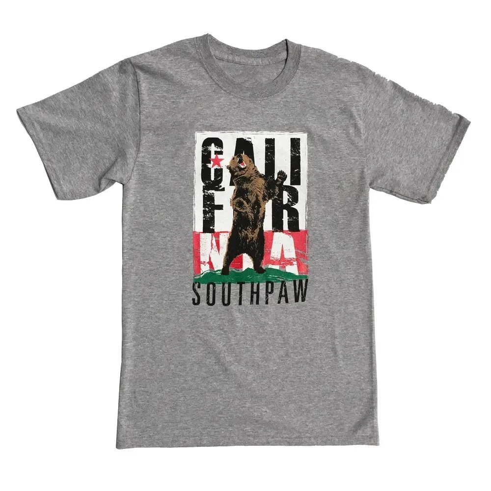 

Funny State Flag California Bear T Shirt. New 100% Cotton Short Sleeve O-Neck Casual T-shirts Loose Top Size S-3XL