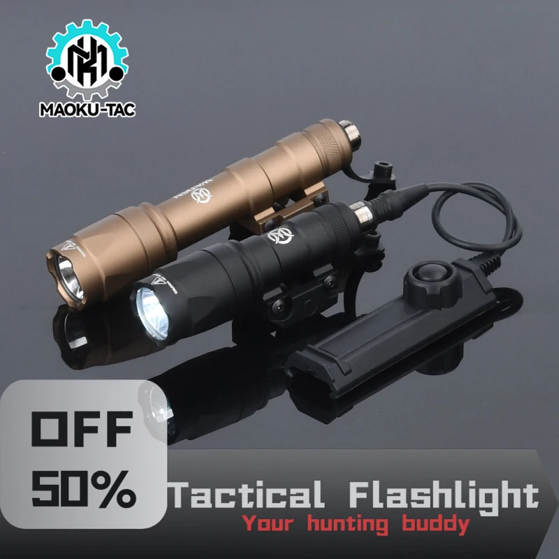 

WADSN Airsoft Surefir M600C M600 M300 Tactical Scout Light AR15 Rifle Weapon Flashlight LED Hunting Spotlight SF M300A Gun lamp