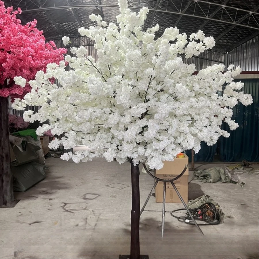 Customized Artificial Cherry Blossom Tree for Wedding Party Decor Net Red Flower Tree for Restaurant Shopping Mall