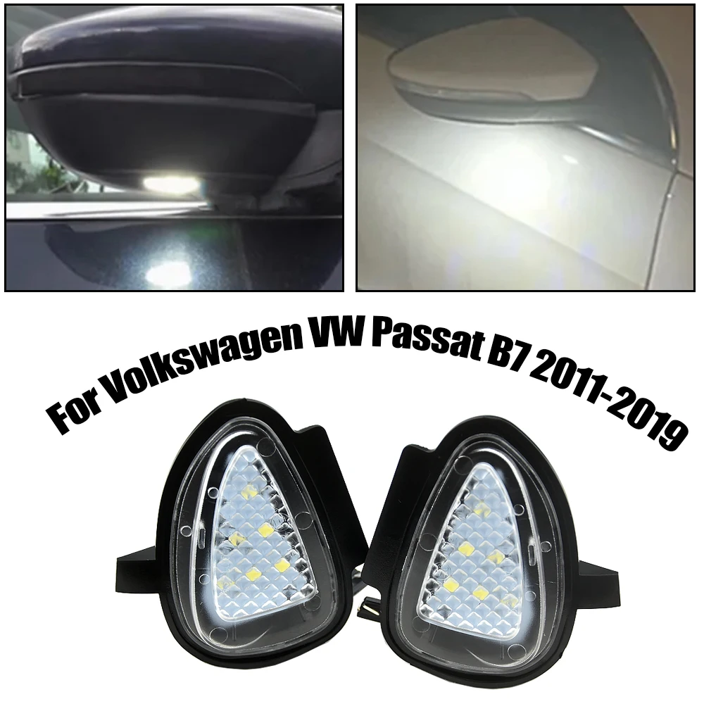 2pcs For Volkswagen VW Touran 1T3 2011-2015 LED Dynamic Turn Signal Blinker Sequential Side Mirror Indicator Light