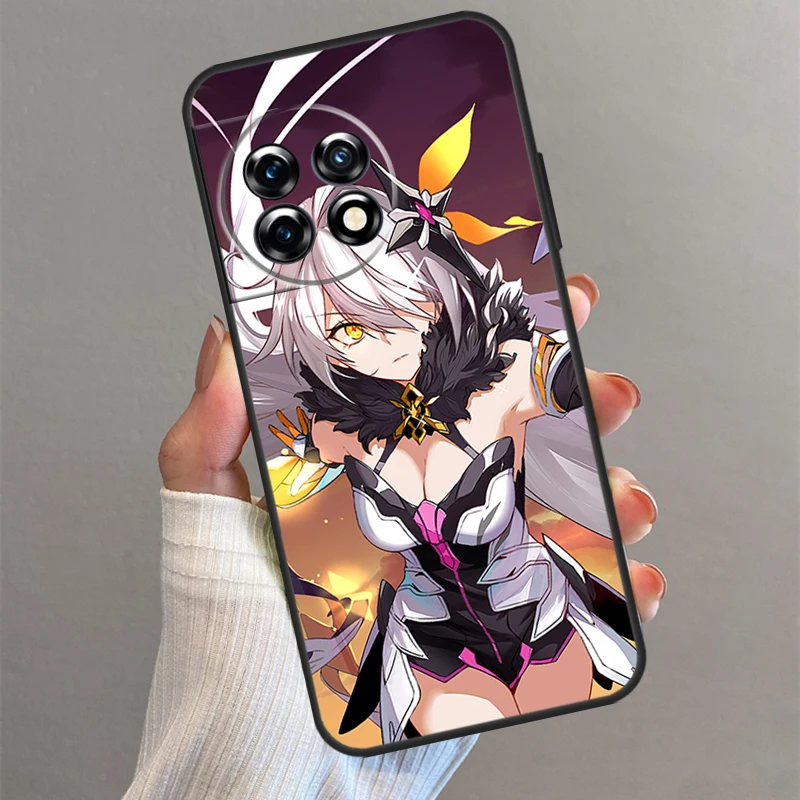 Honkai impatto 3rd Custodia per OnePlus 13 13R 13s 12 12R 11 10 Pro 10T Nord 5 CE 4 2 3 Lite N10 N20 N30 Cover posteriore