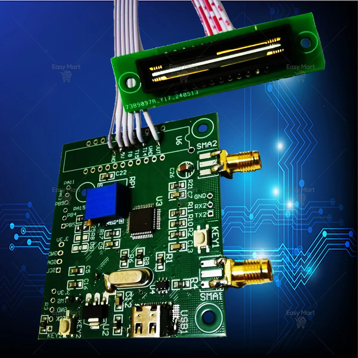 New CCD Linear Array TCD1304 Module High Resolution 16-bit AD Conversion Optical High Resolution Linear Array CCD Serial Communi