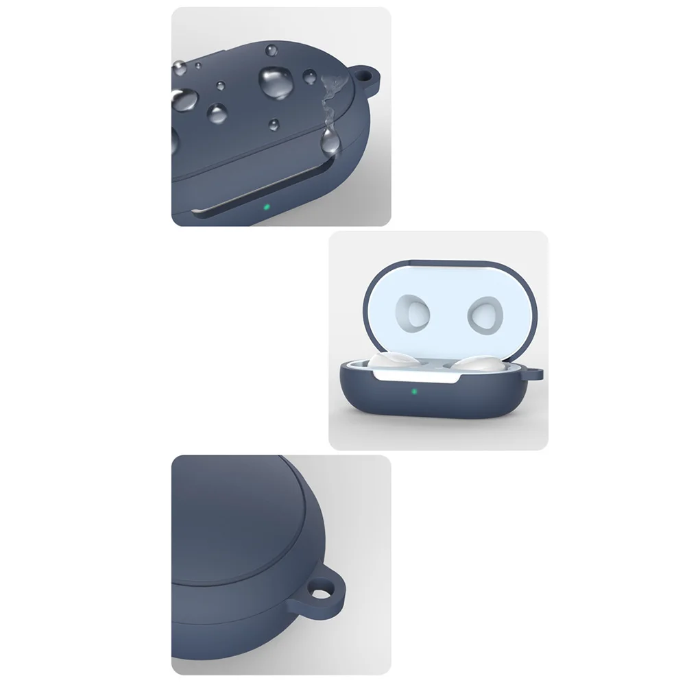 

2pcs Earphone Protective Case for Plus Durable Silicone Cover Non Slip Precise Cut Out Charging