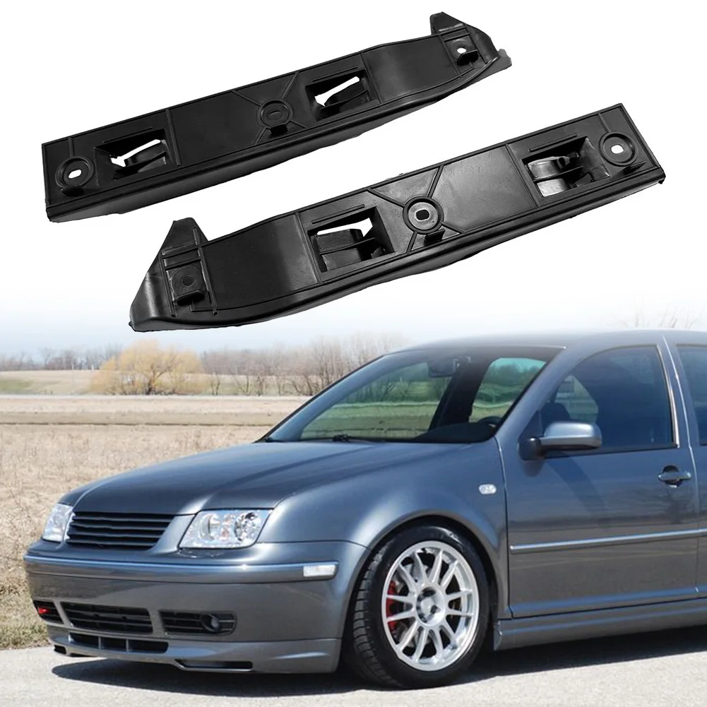 

Front Bumper Guide Mount Bracket Pair OEM numbers 1J5807183B 1J5807184B ABS Plastic Replacement Fits For Jetta MK4 1999 2005