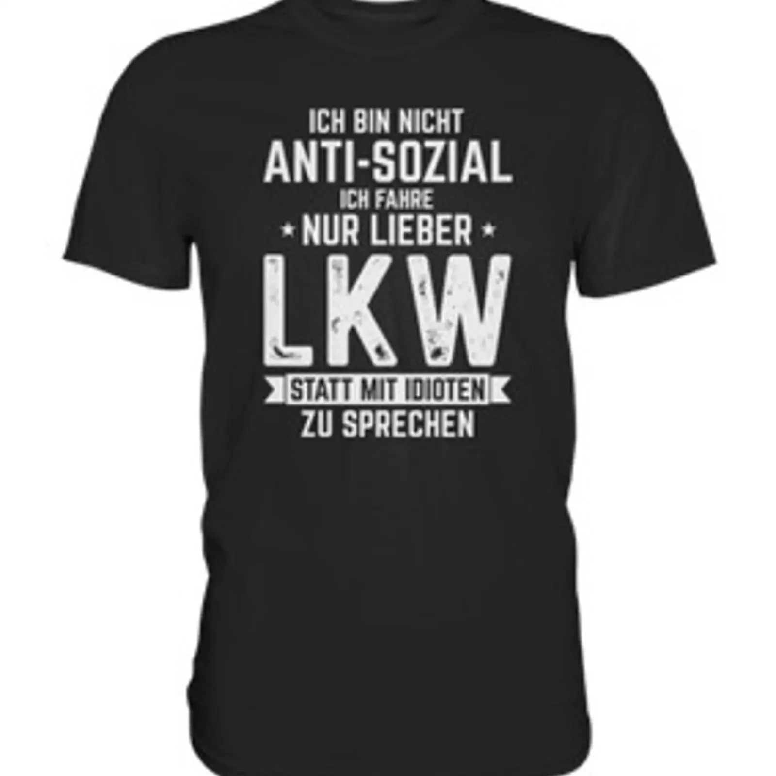 LKW Fahrer T Shirt für Männer Lustiges Trucker Geschenk Berufskraftfahrer vintage Washed Breathable streetwear Comfortable