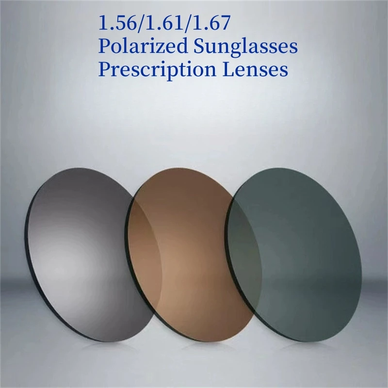 156-161-167-インデックス非球面偏光処方サングラスレンズ-cr-39-近視老眼-uv400-高輝度ミラーレンズメガネ