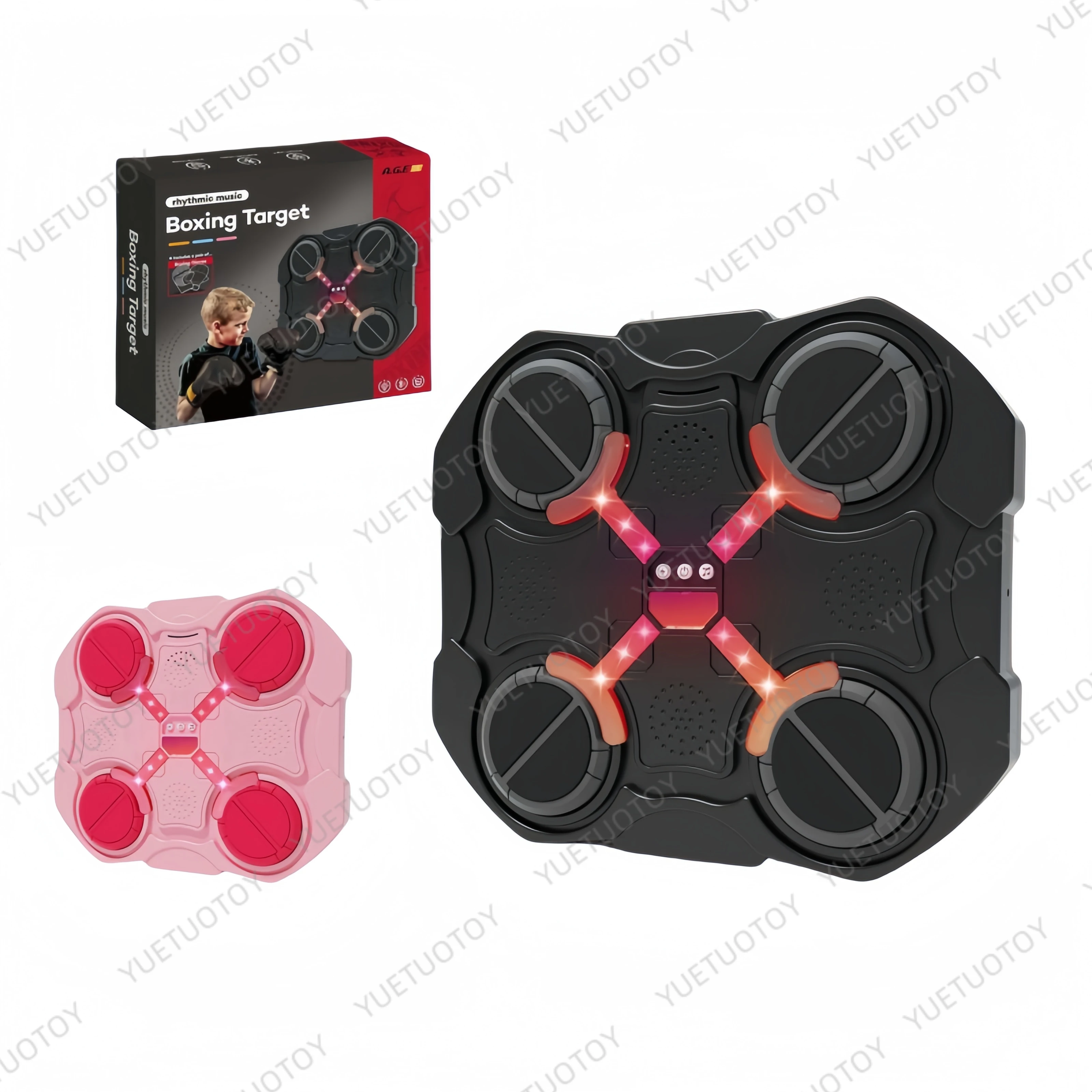 

Factory Home Fitness Music Boxing Target for Adult Kids Sports Stress Relief Lighted Smart Music Boxing Training Machine
