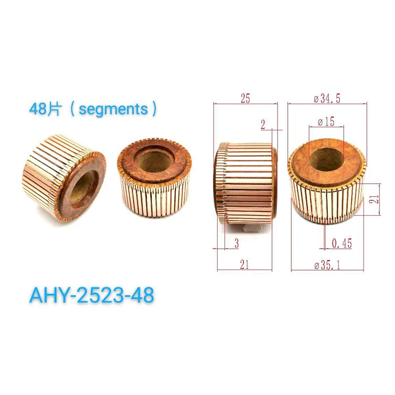 34.5*15*21*48P Commutator Ahy-2523-48