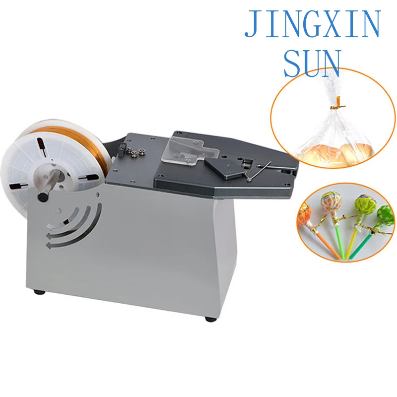 Fully Automatic Golden Wire Twist Tying Machine Toast Bag Sealer Bread Bag Flower Clipper Candy Bag Wire Twisting Tie Machine
