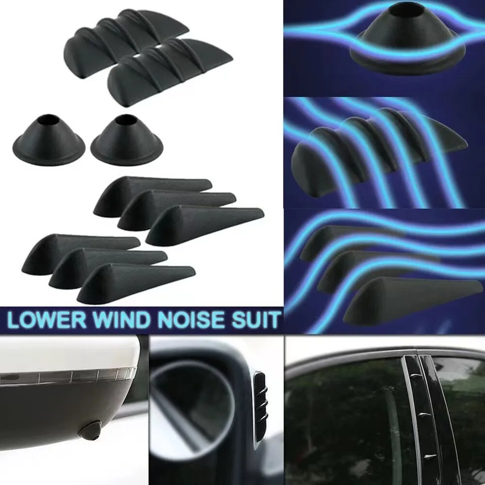 Adhesivo Universal para Carrocería de Automóvil, Spoiler, Reductor de Ruido del Viento, Adhesivo Protector, Deflector de Carrocería, Accesorio para Auto