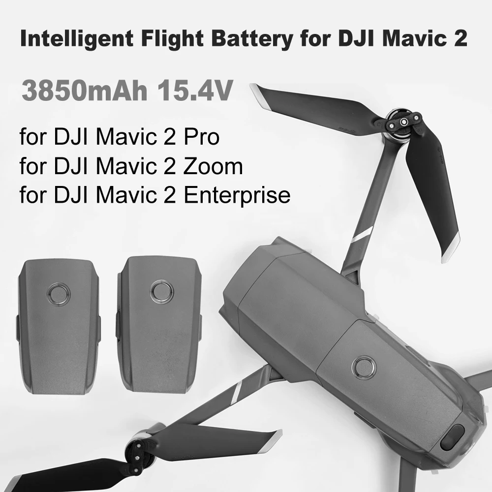 For DJI Mavic 2 Battery 3850mAh 15.4V Flight Time 31 Minutes Compatible Mavic 2 Pro/Zoom UAV Replacement Battery Accessories