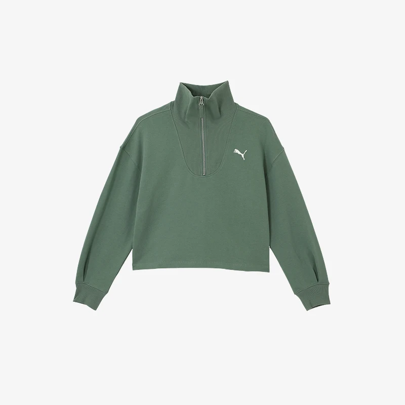 

Puma Authentic Winter New Women's Retro Sports Casual Half-Zip Hoodie 680271-44