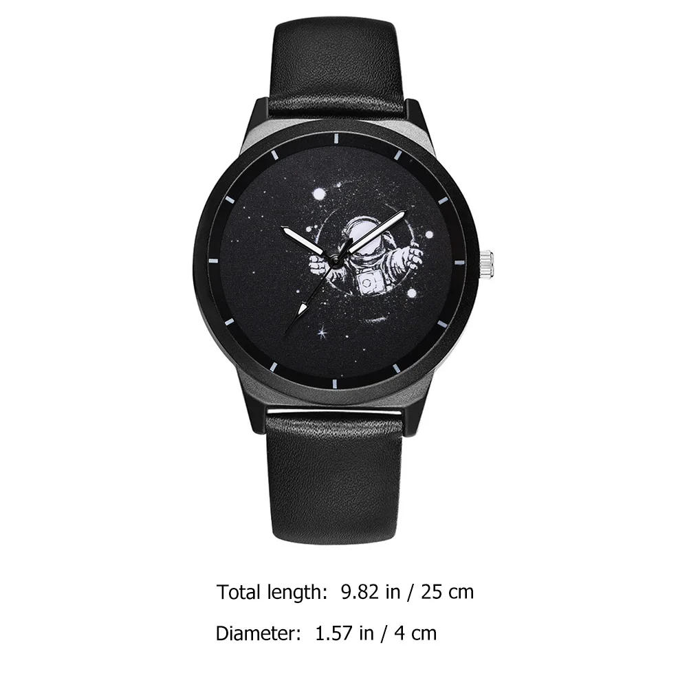 

Elegant Astronaut Display Watch For Women Men Belt Timeless Design Versatile Casual Formal Occasion Gift