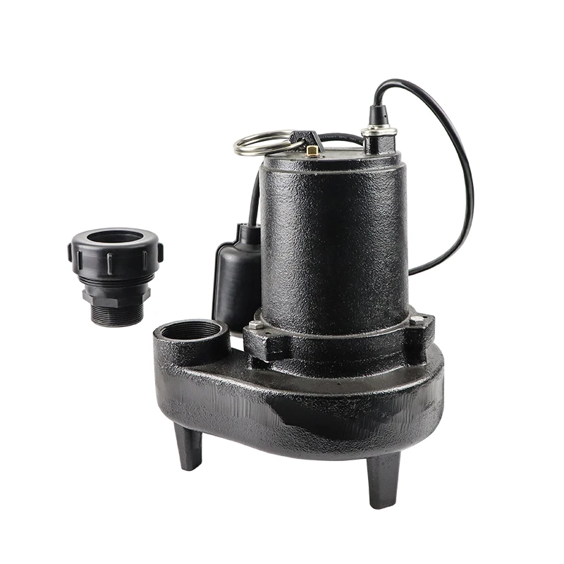 Preço de fábrica 2 '' conexão rápida bomba de esgoto de água submersível de ferro fundido com interruptor flutuante amarrado