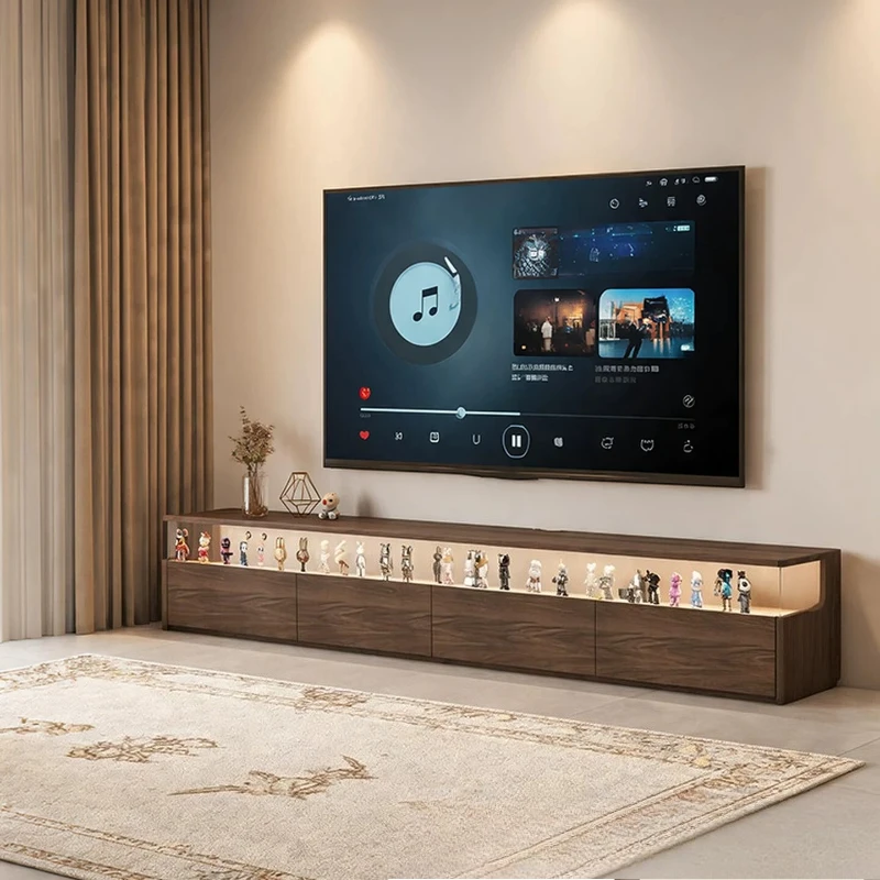 Living Room Tv Stand Panel Units Mid Century Modern Floor Tv Board Storage Cabinet Television Shelves Rack Para Sala Furniture