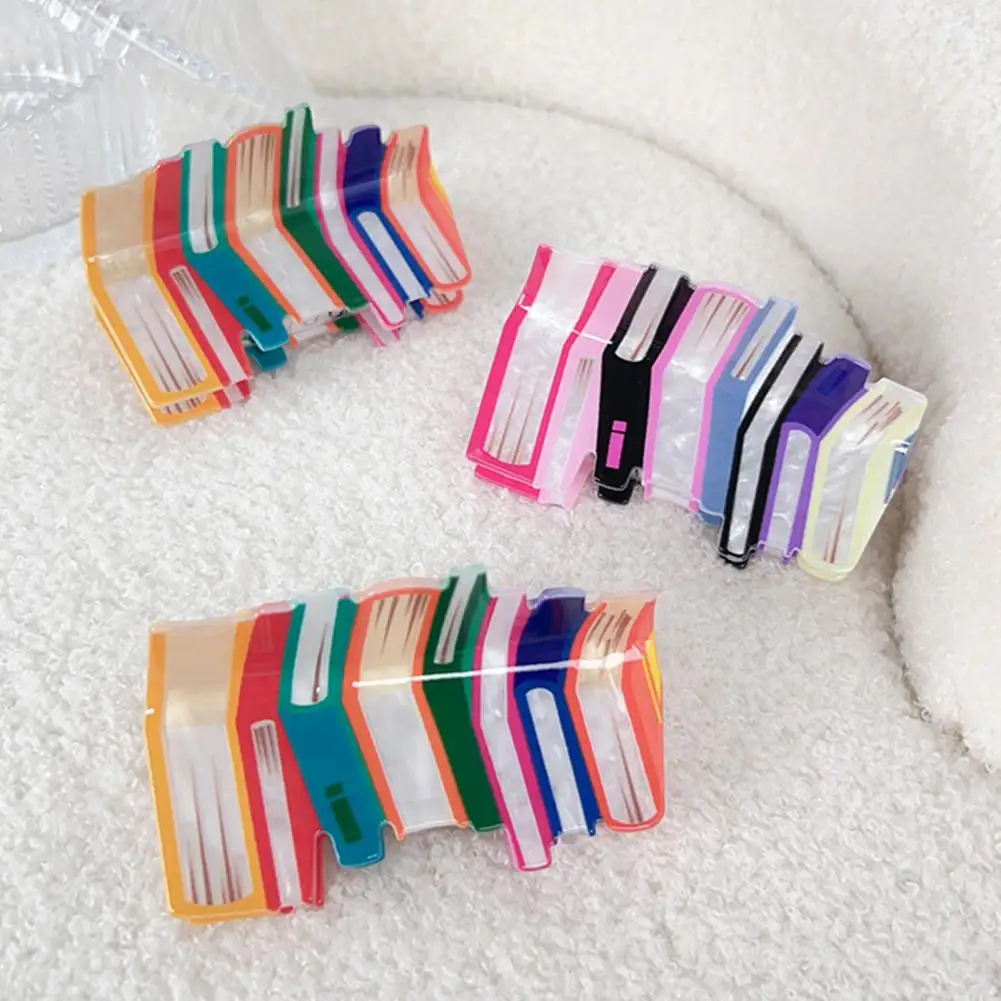 Graduation Ceremony Hair Clip Korean Style Acrylic Hairpin Set Book Shape Hair Claw Clips Teacher Day Gift Back to School Hair