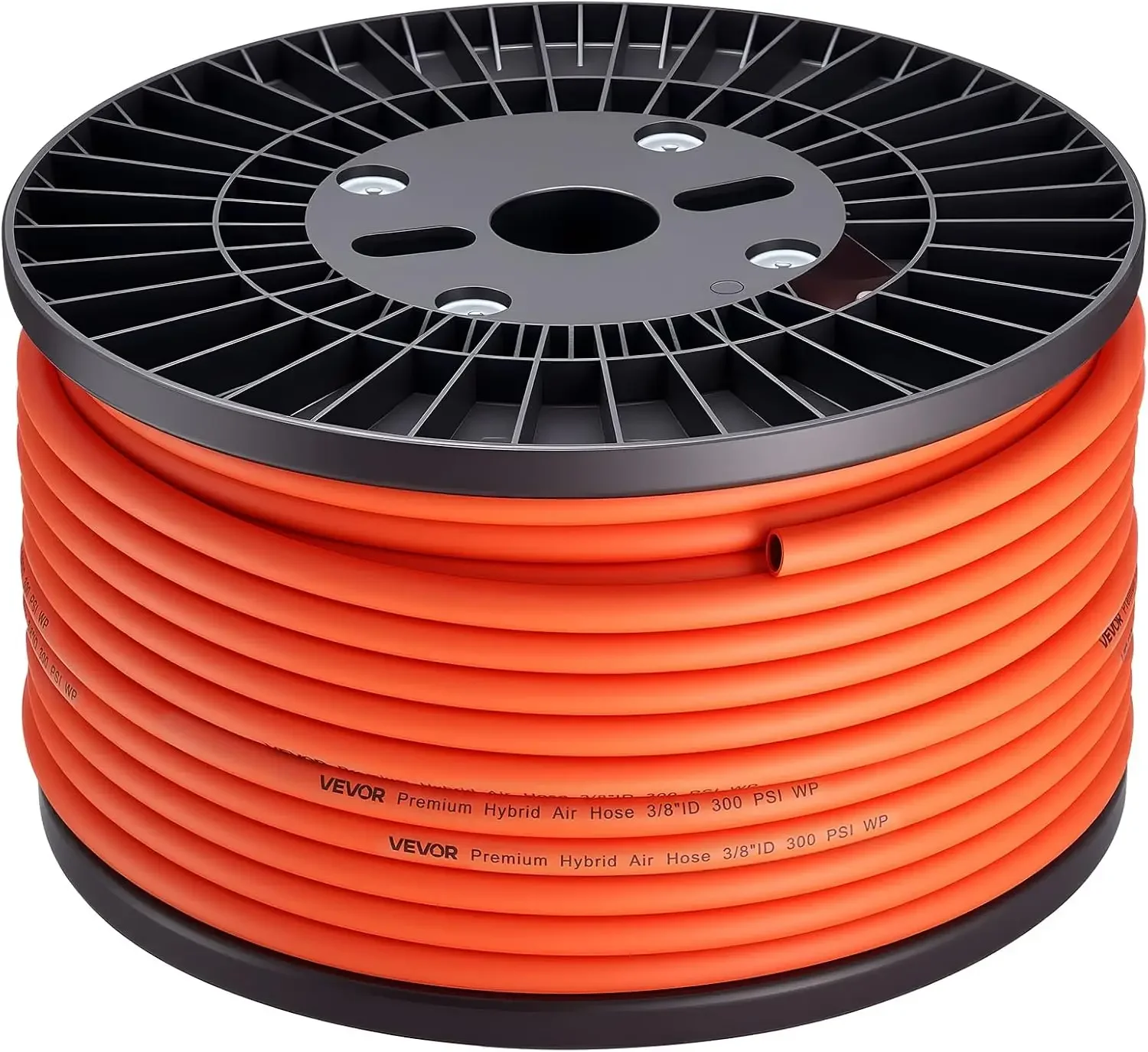 Air Hose, 3/8'' x 250FT Hybrid Air Compressor Hose, 300 PSI Kink-Resistant Pneumatic Hoses with Three-Layer Construction