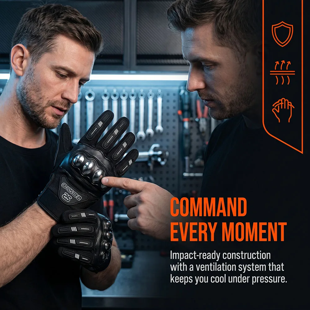 

Breathable MX Motorcycle Riding Gloves Knuckle Armor Protectors gear Equipment Touchscreen & Anti-Slip Racing Enduro Glove Items