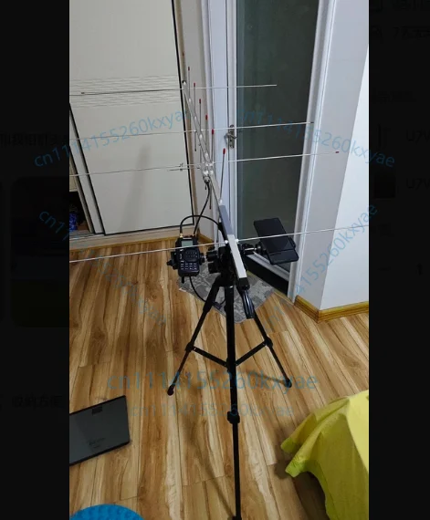 50W U7V4 Antenna Handheld UV Dual Section Cross Type Low Elevation Star Striking Space Station Connected Picture Yagi Antenna
