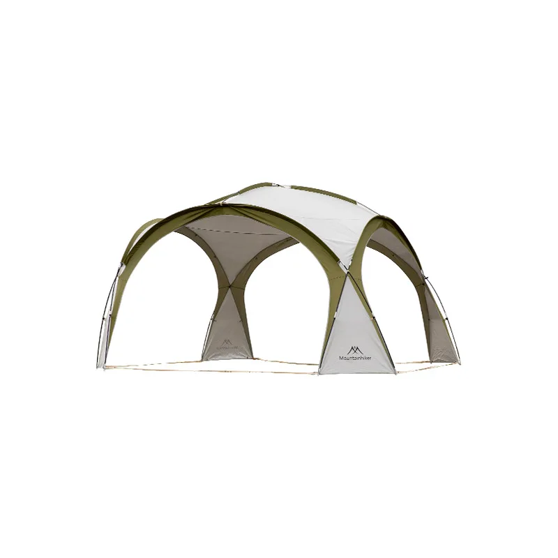 Mounthiker Outdoor Camping 8-10 Persons Dome Tent Moonlight White Large Sun Protection Pergola Tent Picnic Hiking Awning Canopy