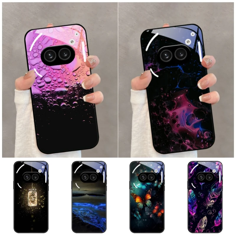 

Подходит для корпусов телефонов Nothing Phone 2a (2a) мультяшные закаленные стеклянные крышки CMF Phone 1