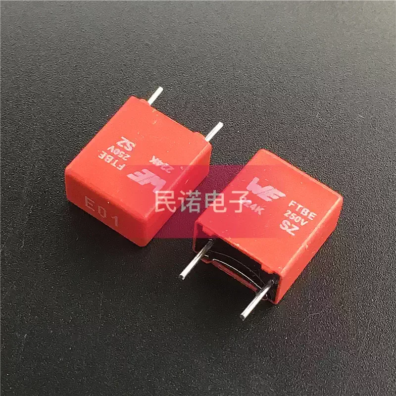 10-100pcs safety calibration film capacitor WE FTBE 250V 0.22UF 250V 224 220NF pin spacing 7.5mm