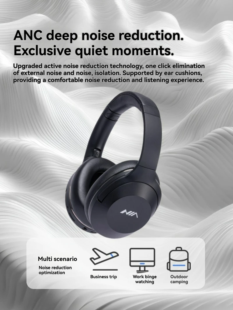 

Беспроводные наушники Bluetooth 5.30, наушники с шумоподавлением, микрофонные стручки, спортивная игровая гарнитура