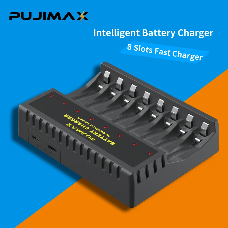Pujimax 8-Slot Batt…