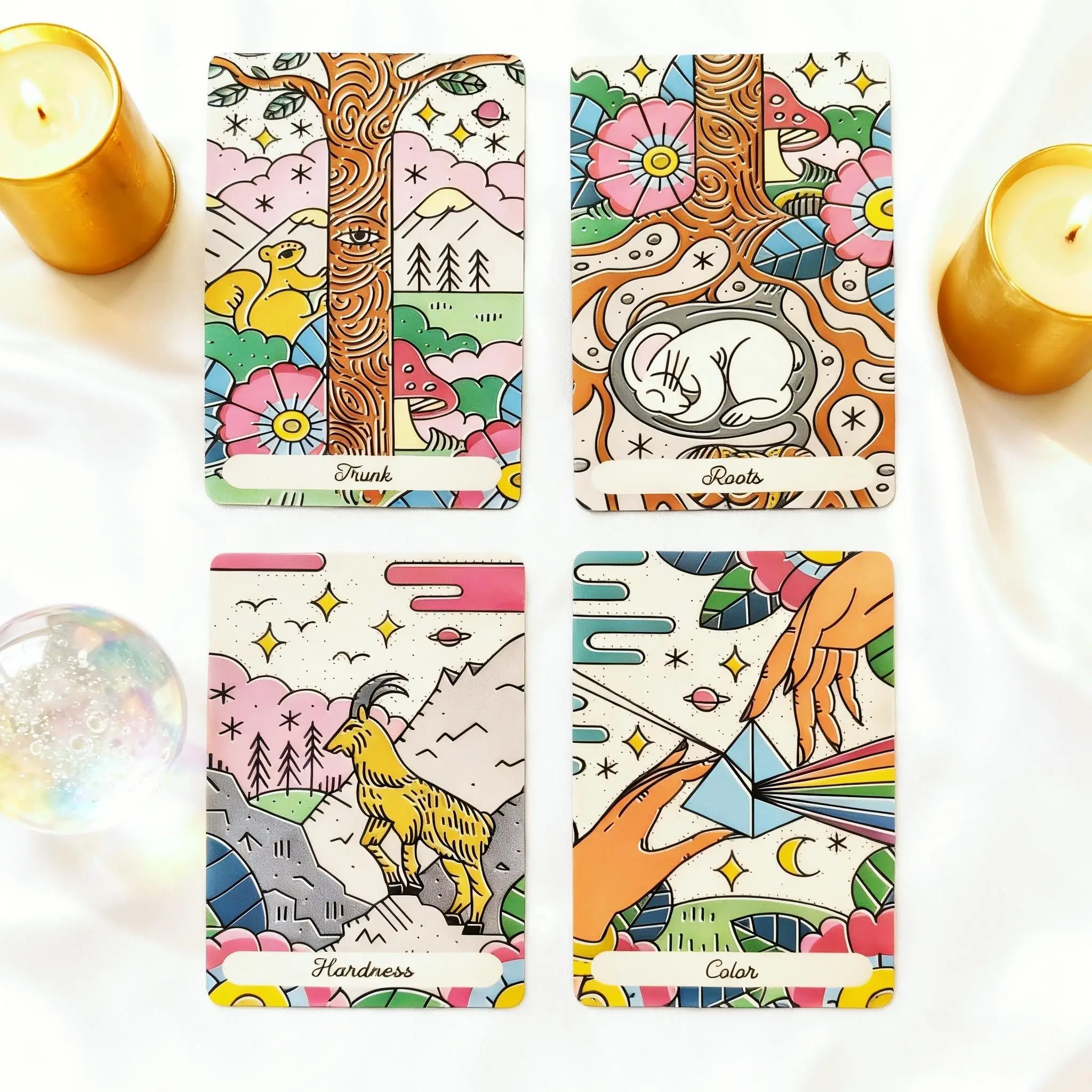 Oracle of Destiny Oracle deck 50 Oracle Cards Tarot Divination Deck English Vision Edition Board Playing Game For Party