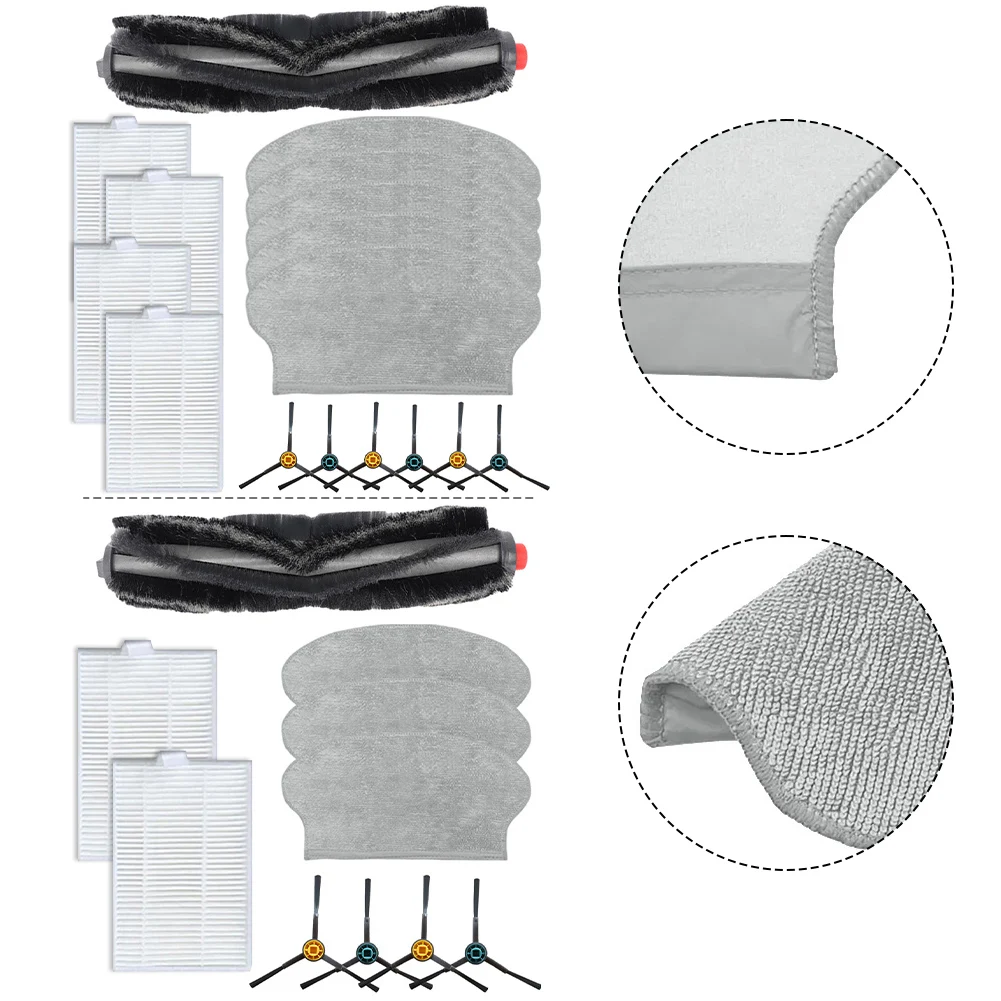 Hauptseiten bürstens ätze für midea m6 vcr21ldsw Staubsauger Ersatz zubehör Hauptseiten bürsten Filter Mopp tücher