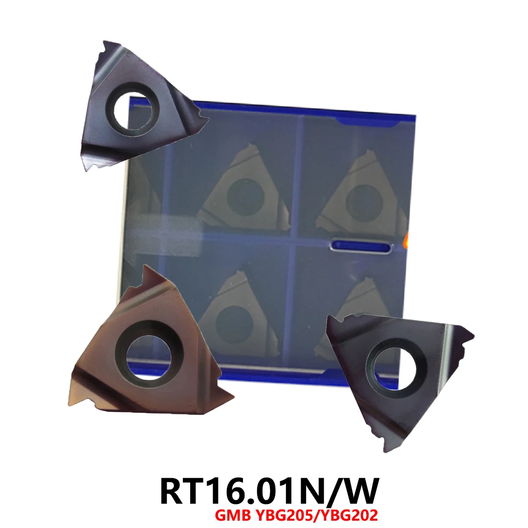 الأصلي RT16.01N-1.00GMB RT16.01W RT16.01N 1.00GMB 1.25GMB 1.50GMB 2.50GMB 3.00 GMB YBG205 YBG202 خيوط كربيد إدراج CNC