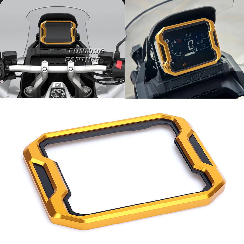 

NEW For Honda ADV 350 Adv350 2022 2023 Motorcycle Accessories Aluminum Instrument Surround Meter Frame Screen Protection Cover