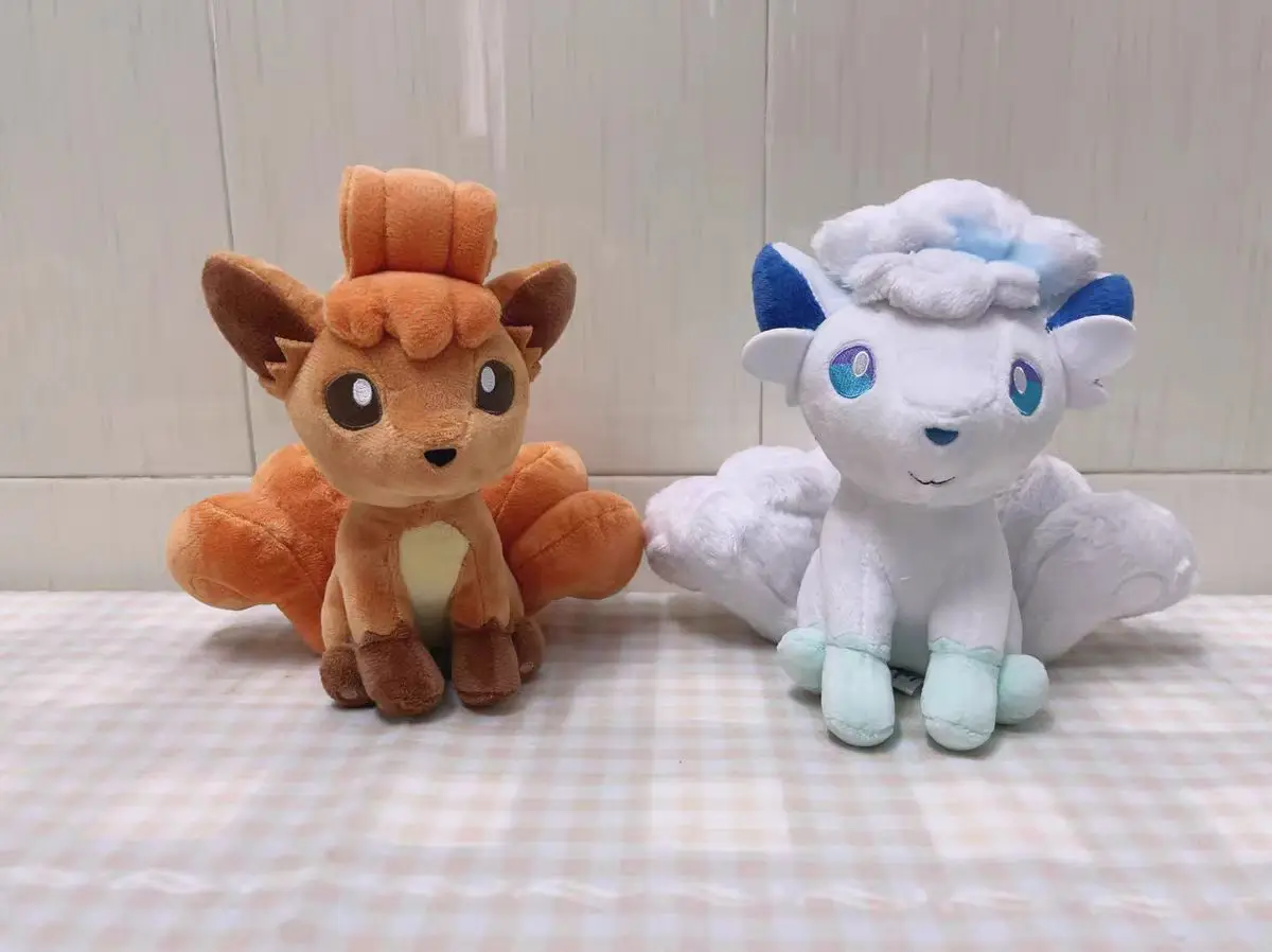 

Pokémon Stuffed Animal Alolan Vulpix Cartoon Doll Children's Birthday Gift Home Decoration Annual Party Companion Gift