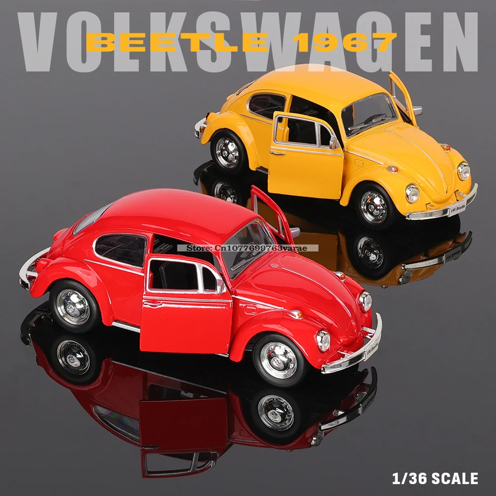 

Модель автомобиля 1:36 Volkswagen Beetle 1967 BMW M3 1987, модель автомобиля из сплава, коллекционная игрушка из литой серии, подарок, рождественский подарок