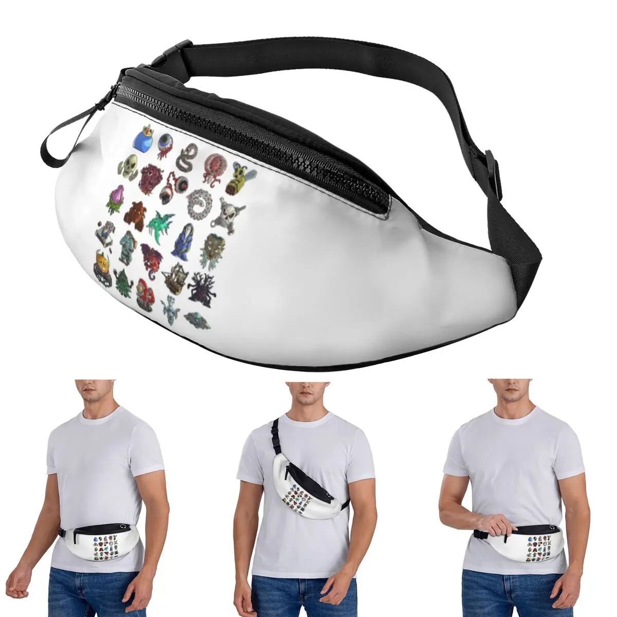 

Crossbody Waist Bag Terrarias All Boss Men Women Fanny Pack Travel Running Money Phone Pouch