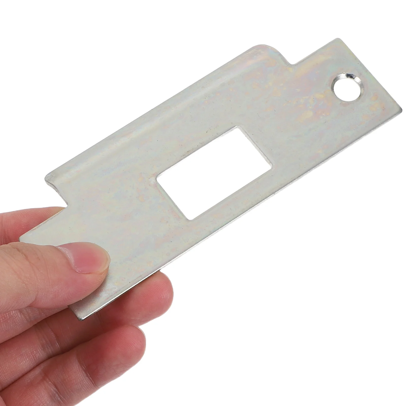 

2pcs Metal Door Strike Plate 4.8X1.9 Inch Reinforced Latch Guard For Interior Exterior Doors Universal Lock Replacement Parts