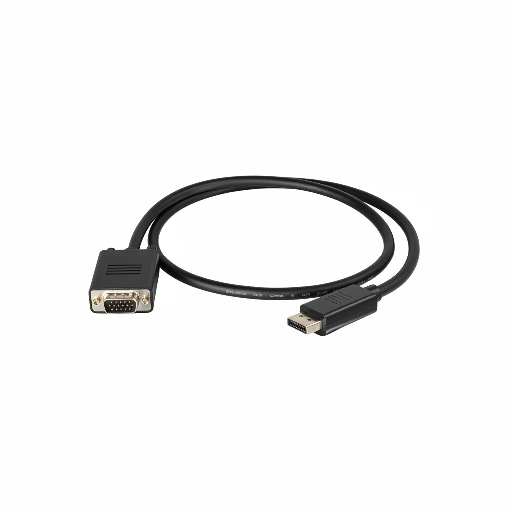 

C2G 757120543329 6-футовый кабель-переходник DisplayPort-VGA — черный — 1x DisplayPort Male Digital Audio, видео — 1x — используемый, как новый