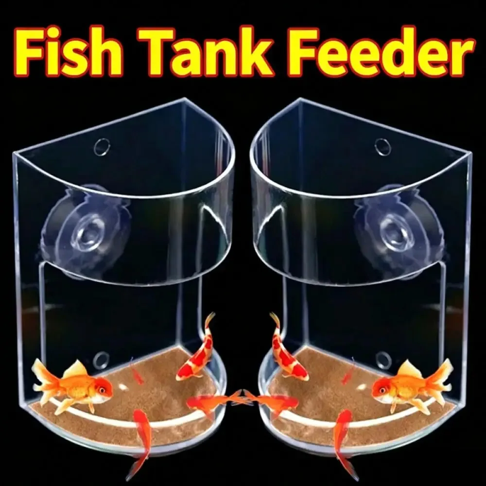 Transparent Feeding Ring Sinking Anti Scatter Feeder Prevent Fish Food Competition for Aquarium Fish Feeding Aquarium Supplies