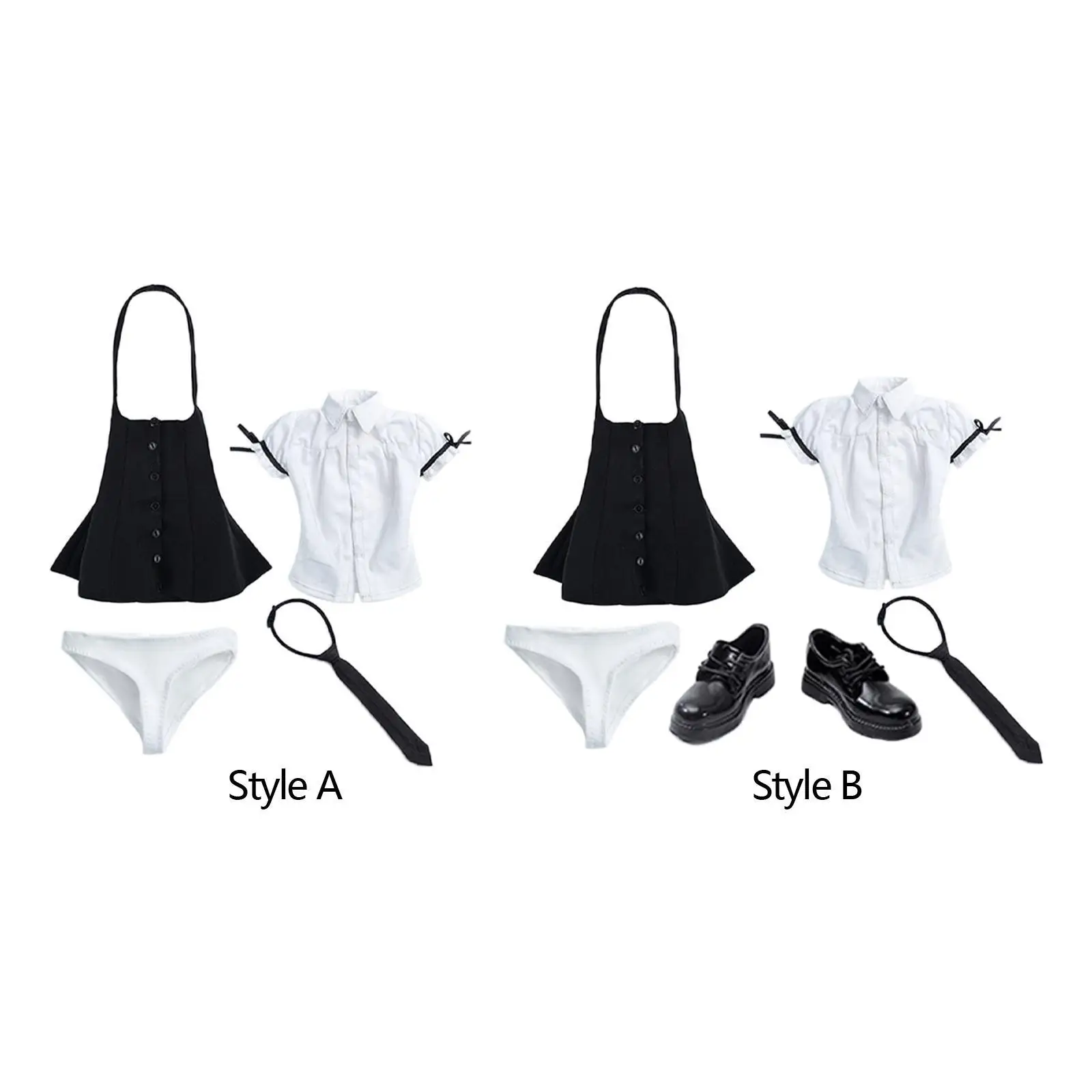 Conjunto de ropa para muñeca femenina, traje de colegiala, traje completo JK, ropa de figuras de acción coleccionables para ropa de figuras de acción de 12 pulgadas, 1/6